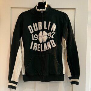 Lucky Brand Vintage Inspired Zip Up Sweatshirt Size XS